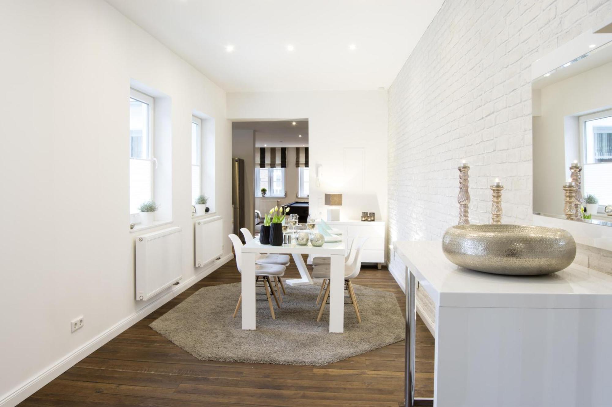 Penthouse Am Glockenturm Lejlighed Flensborg Eksteriør billede